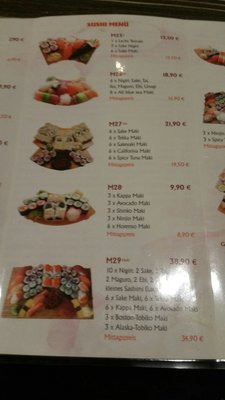 Menu photo 1 Sushi Sen Munich, BY Menu photo 1 Sushi Sen Munich, BY