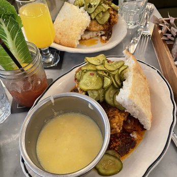 Jacob's Pickles - Spicy Hot Chicken Biscuit - Comfort Food Near Me - New York, New York Jacob's Pickles - Spicy Hot Chicken Biscuit - Comfort Food Near Me - New York, New York