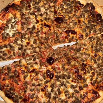 Pizza Getti - XL Sausage cooked well done w/extra sauce - Pizza Near Me - Dallas, Texas