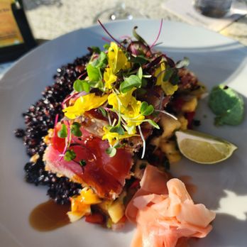 C Level - Seared ahi with black rice - New American Near Me - San Diego, California C Level - Seared ahi with black rice - New American Near Me - San Diego, California