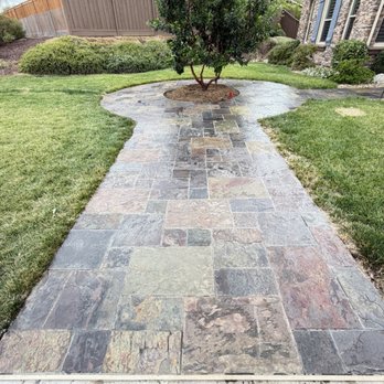 The Grout Guys - After picture of Slate job. - Tiling Near Me - Richmond, California The Grout Guys - After picture of Slate job. - Tiling Near Me - Richmond, California