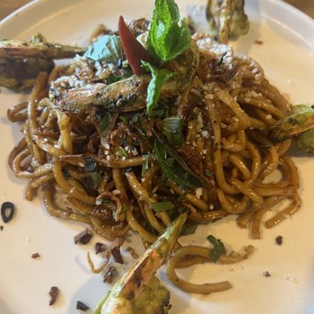 Co Nam - Garlic noodles with grilled prawns - Vietnamese Near Me - Oakland, California Co Nam - Garlic noodles with grilled prawns - Vietnamese Near Me - Oakland, California