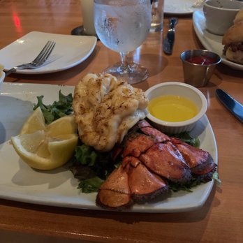 Larsen's Grill - Another view of this amazing special of the evening. Cold water East Coast 8 oz.  Cold Water Lobster Tail 7oz-8oz - Steakhouses Near Me - Oxnard, California