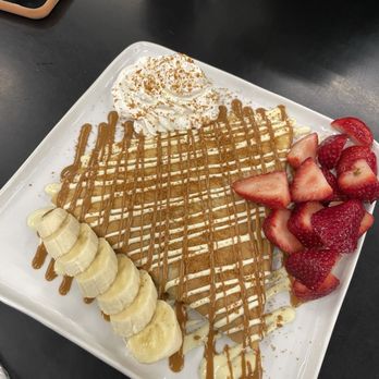 Honey 2 A Bee - Lotus Crepe add banana and strawberry - Coffee & Tea Near Me - Tempe, Arizona