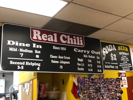 Menu photo 2 Real Chili Restaurant Milwaukee, WI