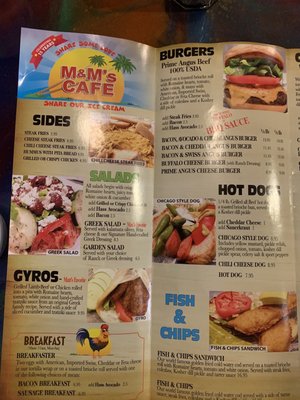 Menu photo 2 M & M's Cafe Naples, FL Menu photo 2 M & M's Cafe Naples, FL