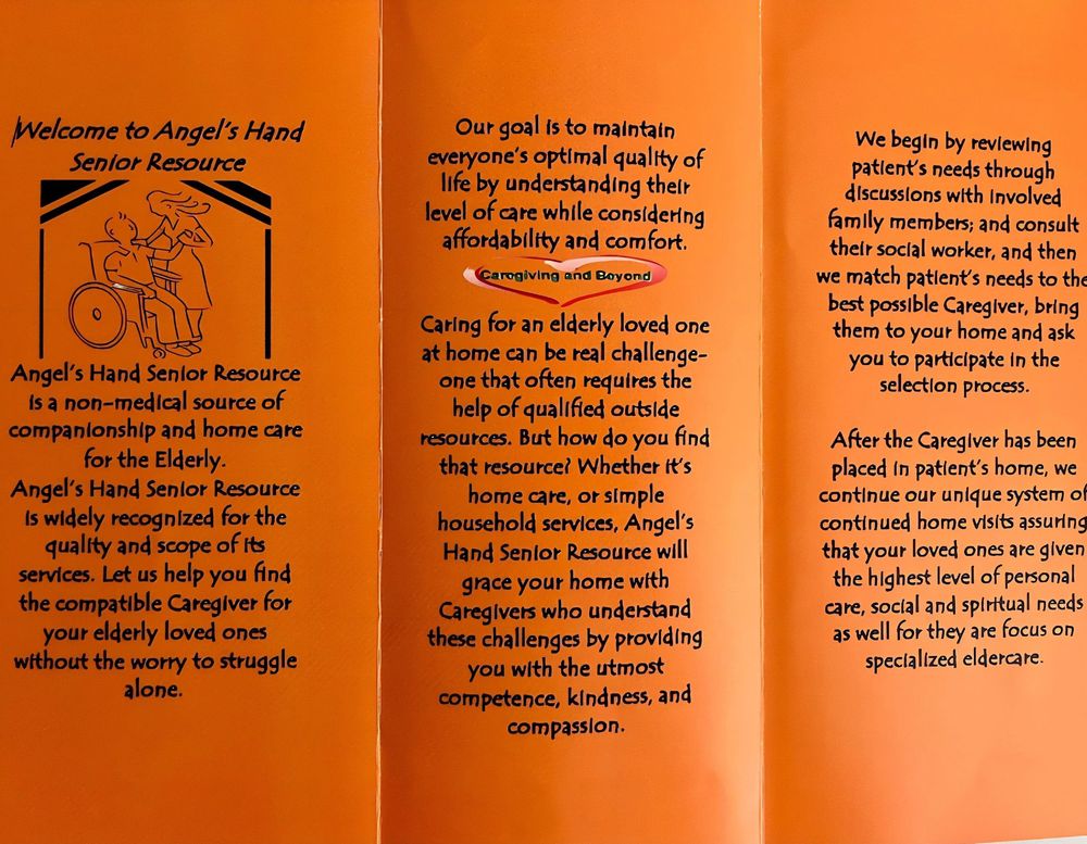 Angels Hand Senior Resource - home care agency in Stockton, CA