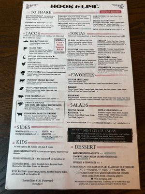 Menu photo 3 Hook and Lime Omaha, NE