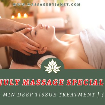 Massage by Janet - Enjoy this special for a limited time; call now for details and book your massage! - Massage Therapy Near Me - Bluffton, South Carolina