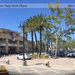 Aliso Viejo Plaza - View from the AV Park Plaza; looking towards the Edwards Aliso Viejo Stadium 20 & IMAX.