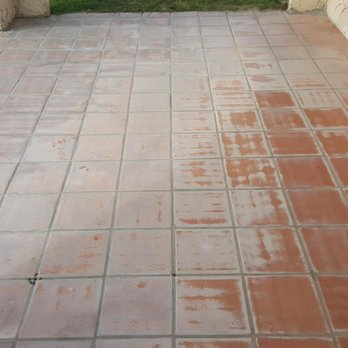 Distinctive Restoration - This is my outside tile before Brandon and his crew began the work. - Damage Restoration Near Me - Thousand Palms, California