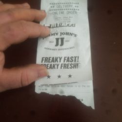 Jimmy John's - It was right on the receipt to come to side door