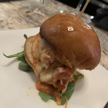 Sugo Gastrobar - Eggplant slider - Italian Near Me - Newtown, Connecticut Sugo Gastrobar - Eggplant slider - Italian Near Me - Newtown, Connecticut
