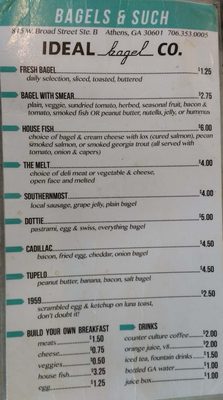 Ideal Bagel by null
