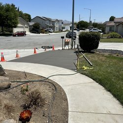 Central Coast & Bay Concrete - Extended driveway.