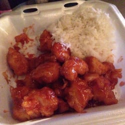 Blazin Asian Munchies - Sweet and sour chicken.