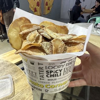 Potato Corner - Jojo chips giga size in garlic parmesan - Fast Food Near Me - Rancho Cucamonga, California