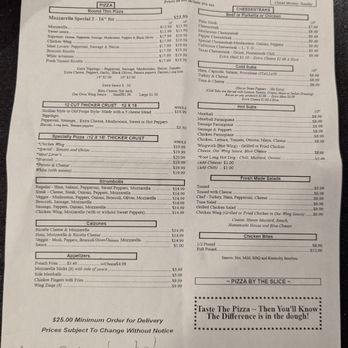 That Guy With the Dough - Menu current as of 12/19/24 - Pizza Near Me - Moosic, Pennsylvania