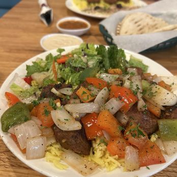 Zayna Mediterranean Grill - Beef Kabob Bowl - Mediterranean Near Me - Chicago, Illinois