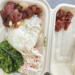 Rising Tide Poke - Shoyu ahi plus two sides ( crab mayo plus ocean salad)