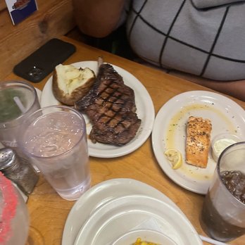 Texas Roadhouse - Steak baked potato sweet corn and salmon - Steakhouses Near Me - Phoenix, Arizona Texas Roadhouse - Steak baked potato sweet corn and salmon - Steakhouses Near Me - Phoenix, Arizona