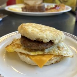 Waffle House - Sausage Egg and Sausage Egg & Cheese Biscuit