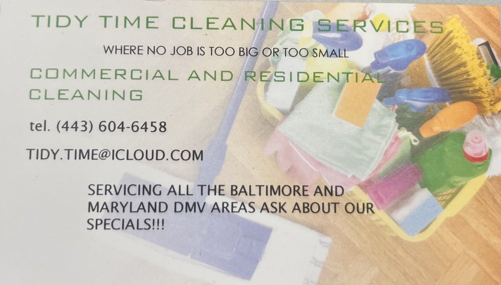 TIDY TIME CLEANING SERVICE - Updated January 2026 - Request a Quote ...