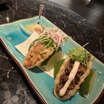 Sushisamba - yellowtail and wagyu taquito - Asian Fusion Near Me - Las Vegas, Nevada