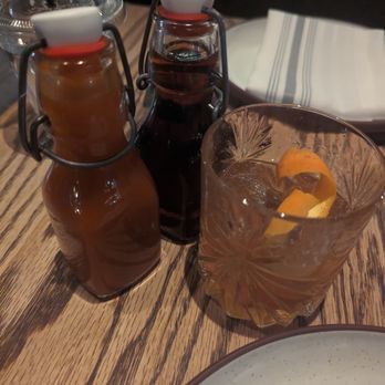 Yardbird - Hot sauce & Maple syrup with a yardbird old fashioned - Southern Near Me - Las Vegas, Nevada