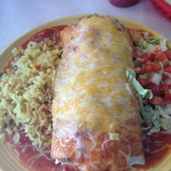 Yucatan Grill - Shrimp buritto w ranchero sauce - Caribbean Near Me - Seal Beach, California