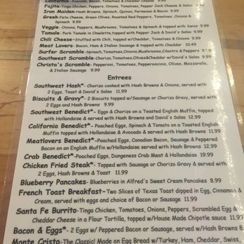Alfred's Cafe - Breakfast menu - American Near Me - Tacoma, Washington Alfred's Cafe - Breakfast menu - American Near Me - Tacoma, Washington