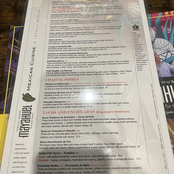 Tequila Museo Mayahuel - Menu as of 11/20/25 - Mexican Near Me - Sacramento, California Tequila Museo Mayahuel - Menu as of 11/20/25 - Mexican Near Me - Sacramento, California