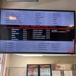 Yakiko Hibachi Grill - Menu