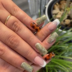 Bio Nails Spa - Fall nails design with GelX.