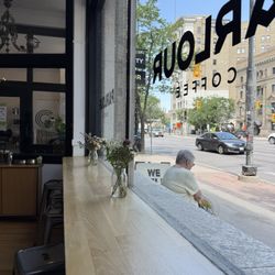 Parlour Coffee - Bar seating area