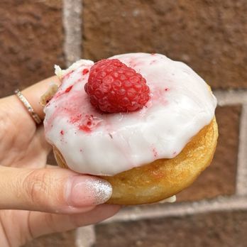 Cloudy Donuts - Raspberry Rose Donut - Donuts Near Me - New York, New York