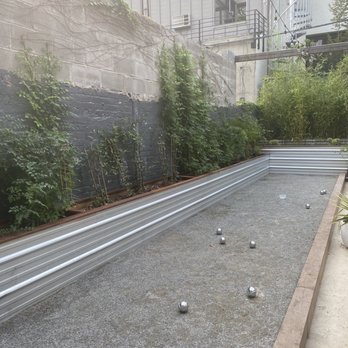 BABA on Withers - Mini bocce court in outdoor area - Wine Bars Near Me - Brooklyn, New York