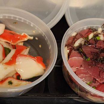 Ho’omana Fish - Sesame Crab poke and limu Ahi poke - Poke Near Me - Waipahu, Hawaii