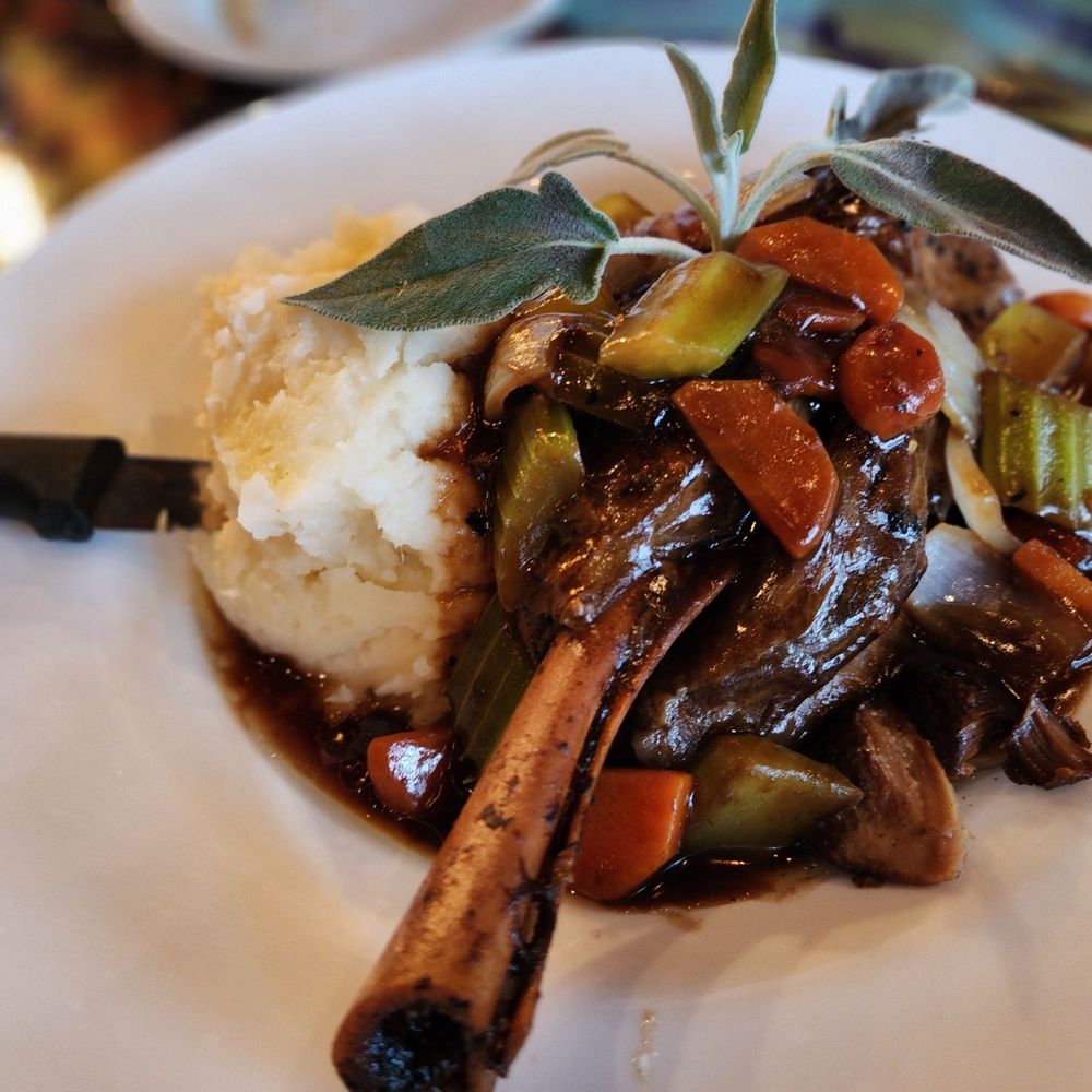 Caffe De Luca - Lamb Osso Buco Specialita - Italian Near Me - Forest Park, Illinois Caffe De Luca - Lamb Osso Buco Specialita - Italian Near Me - Forest Park, Illinois