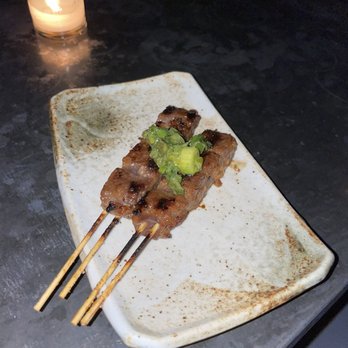 Double Knot - Tasting Menu- Rib Eye Scallion Robatayaki (best dish IMO) - Sushi Bars Near Me - Philadelphia, Pennsylvania
