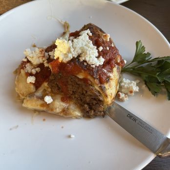 Ziziki's - Moussaka Dinner - Greek Near Me - Dallas, Texas