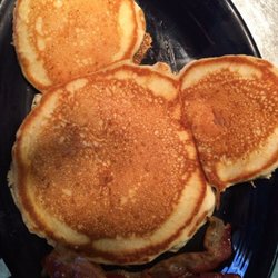 Mickey Mouse Pancake with Bacon