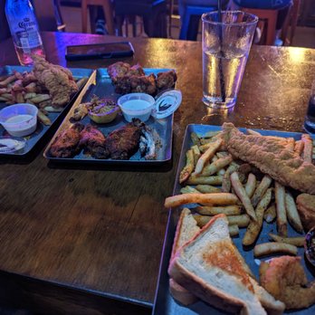 Kamp - Kamp wings, Friday special fried seafood fish and shrimp - Bars Near Me - Houston, Texas Kamp - Kamp wings, Friday special fried seafood fish and shrimp - Bars Near Me - Houston, Texas