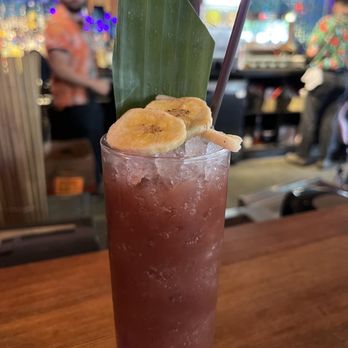Navy Strength - The cocktail with banana. The banana doesn't come through so much. - Tiki Bars Near Me - Seattle, Washington