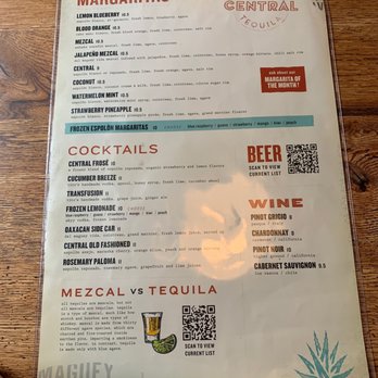 Central Taco and Tequila - Menu - Tacos Near Me - Haddon Township, New Jersey Central Taco and Tequila - Menu - Tacos Near Me - Haddon Township, New Jersey