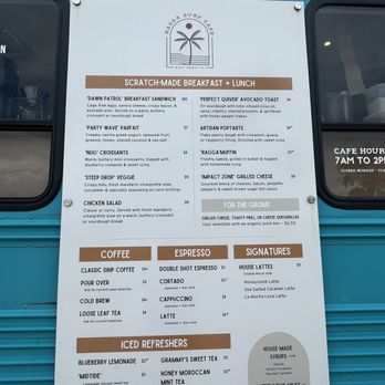 Ragga Surf Cafe - Menu - Breakfast & Brunch Near Me - St. Augustine, Florida