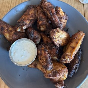 Boardwalk Kitchen & Bar - Dry rub chicken wings and blue cheese - New American Near Me - Shakopee, Minnesota Boardwalk Kitchen & Bar - Dry rub chicken wings and blue cheese - New American Near Me - Shakopee, Minnesota