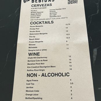 Wild Taco - 5/16/25 Beverage Menu - Mexican Near Me - Newport Beach, California Wild Taco - 5/16/25 Beverage Menu - Mexican Near Me - Newport Beach, California