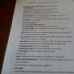 Hilda's Cafe - All day breakfast menu