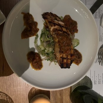 Sixty Vines - Salmon! The Brussel sprouts with the salmon! Out of this world! - New American Near Me - Nashville, Tennessee Sixty Vines - Salmon! The Brussel sprouts with the salmon! Out of this world! - New American Near Me - Nashville, Tennessee